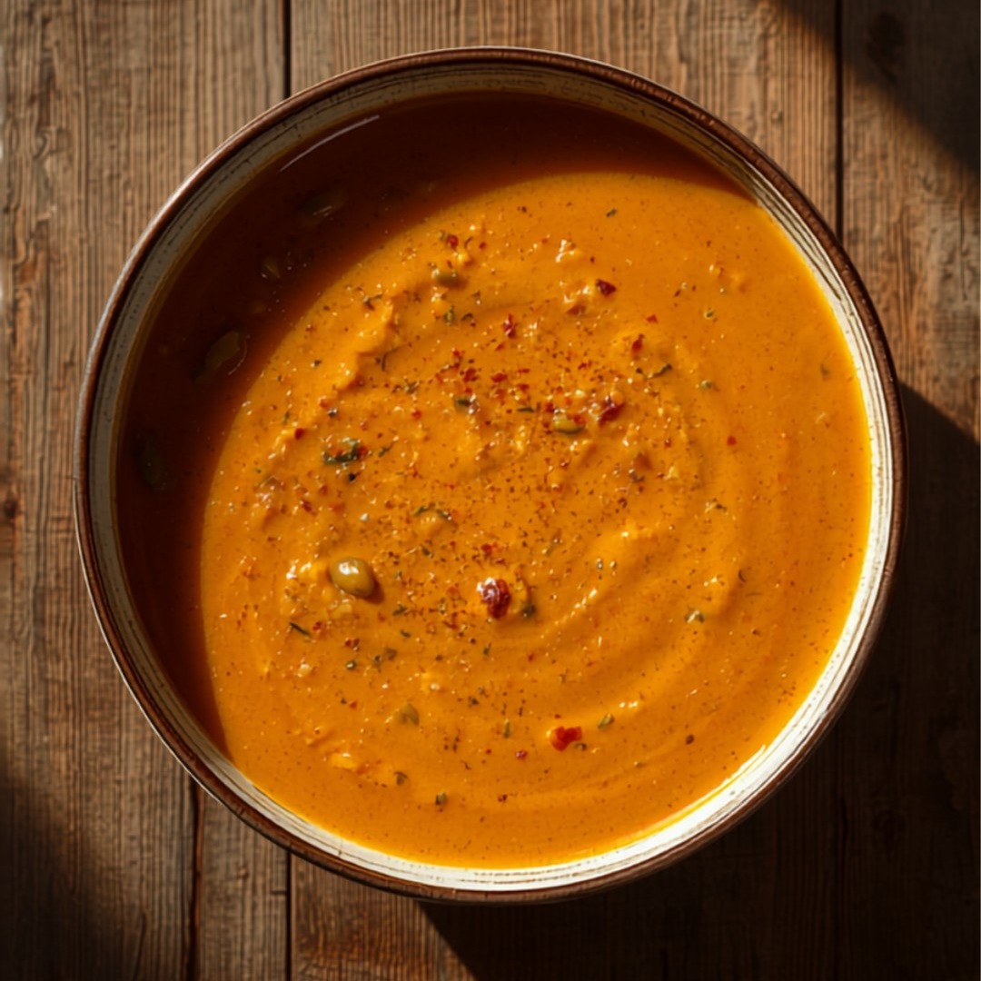Spiced Carrot and Lentil Soup